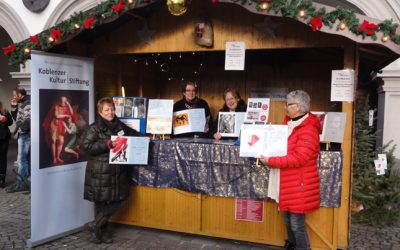 Koblenzer Kultur Stiftung auf dem Weihnachtsmarkt